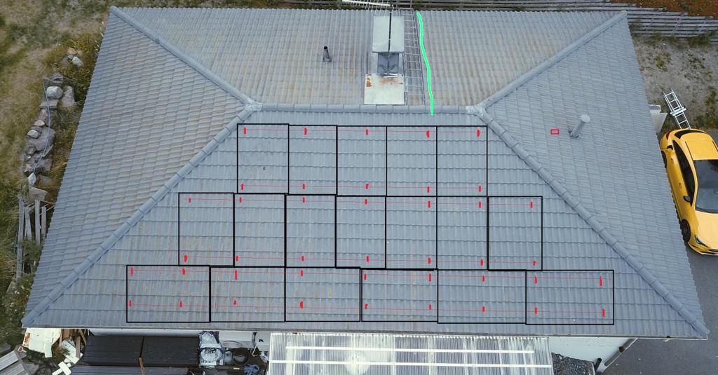 Aurinkopanelien kytkentä