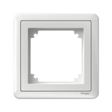 Exxact 1-osainen kehys adapterilla valkoinen